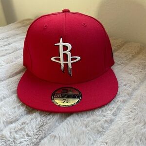 New era 59FIFTY Red Houston Rockets Cap